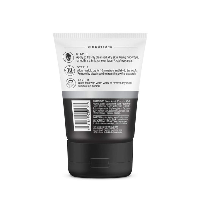 Cremo Detoxifying Peel-Off Mask Activated Charcoal,  3 Fl Oz