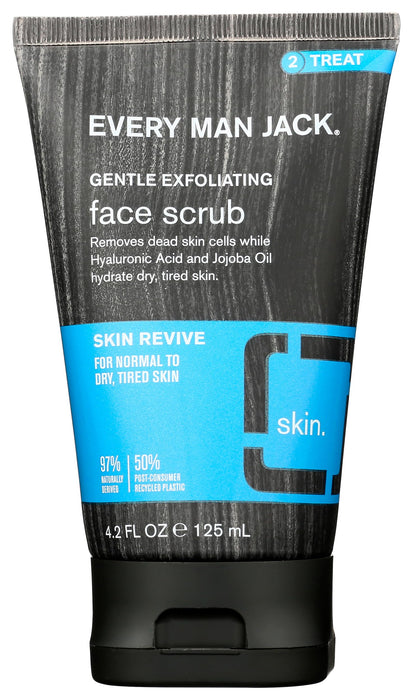 EVERY MAN JACK Revive Gentle Exfoliating Face Scrub, 4.2 FZ