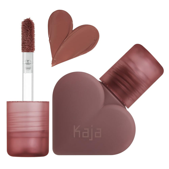 Kaja Lip Mousse - Love Swipe 04 Swipe Right | with Raspberry Seed Oil and Vitamin E, Buildable, Blendable, Moisturizing, Velvet Finish, Weightless Texture, Deep Shades, 0.22 Oz
