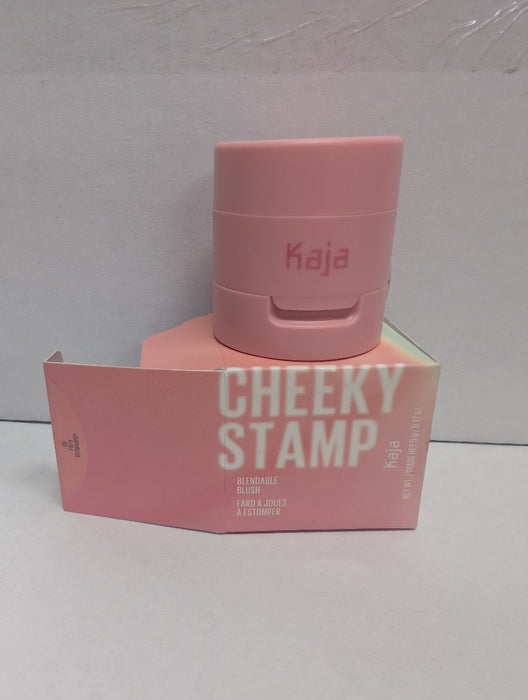 KAJA Blusher - Cheeky Stamp 06 Flirty | Kbeauty, Cute Makeup, Buildable & Blendable Shade with Heart-shaped Applicator, Sunkissed Finish, Travel size, Hygienic, Portable, Korean Makeup, 0.17 Oz