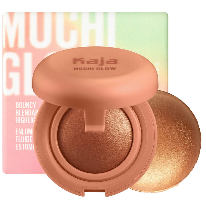 Kaja Highlighter - Mochi Glow | 4 Shades, Blendable, Natural-looking, Compact, Bite-size, 04 Stardust, 0.15 Oz