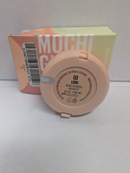 KAJA Mochi Glow Bouncy Highlighter | 03 Luna | Cruelty-free, Paraben-free, Sulfate-free, Phtalates-free, K-Beauty