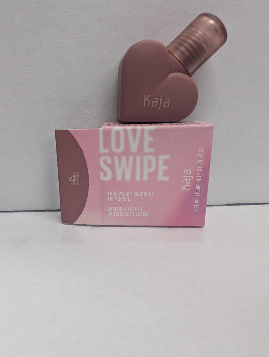 Kaja Lip Mousse - Love Swipe 05 I'm Melting | with Raspberry Seed Oil and Vitamin E, Buildable, Blendable, Moisturizing, Velvet Finish, Weightless Texture, Deep Shades, 0.22 Oz