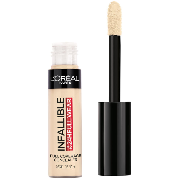 L'Oreal Paris Makeup Infallible Full Wear Waterproof Matte Concealer, Full Coverage, Eggshell, 0.33 fl. oz.