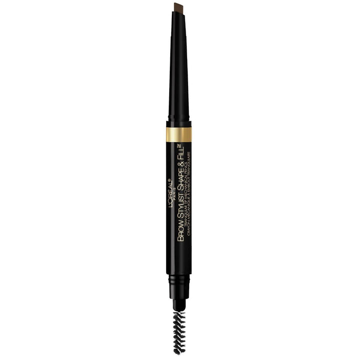 L'Oreal Paris Brow Stylist Shape & Fill Mechanical Eye Brow Makeup Pencil, Dark Brunette, 0.008 oz.