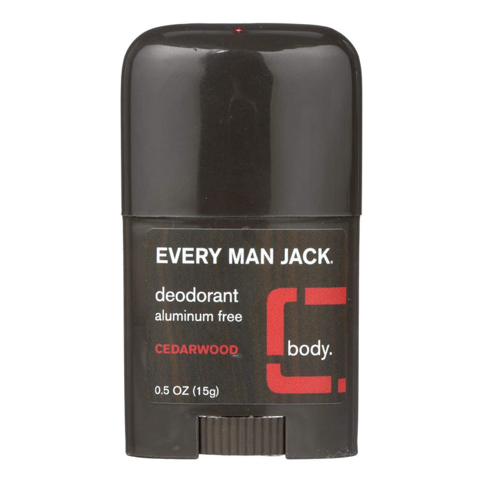 Every Man Jack Cedarwood Aluminum Free Deodorant Travel Size 0.5 oz Mini