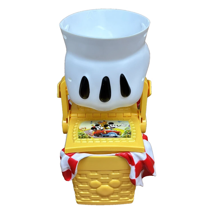 Disney Parks Mickey & Minnie Runaway Railway Picnic Basket Popcorn Bucket NEW