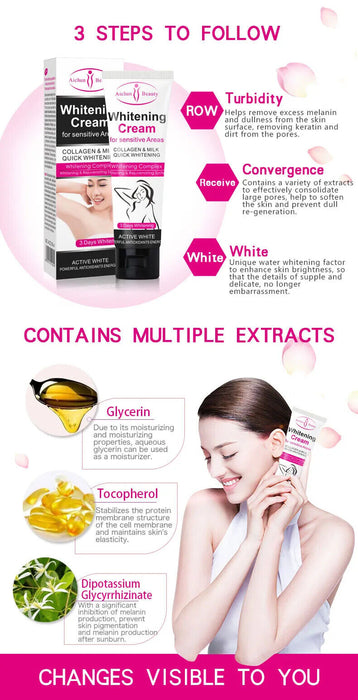 Collagen Body Cream Skin Brightening & Moisturizing Formula 60 ml