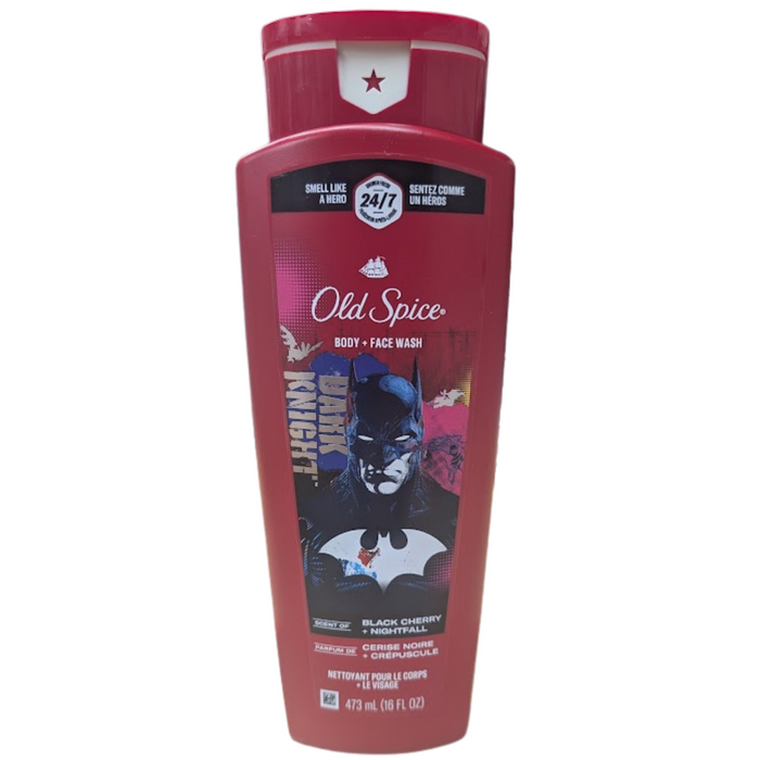Old Spice Batman Body Wash 24/7 Shower Fresh 16 oz Black Cherry