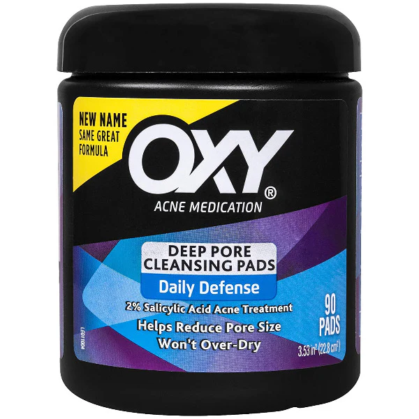 Oxy Deep Pore Acne Cleansing Pads 2% Salicylic Acid 55 Pads Max Strength