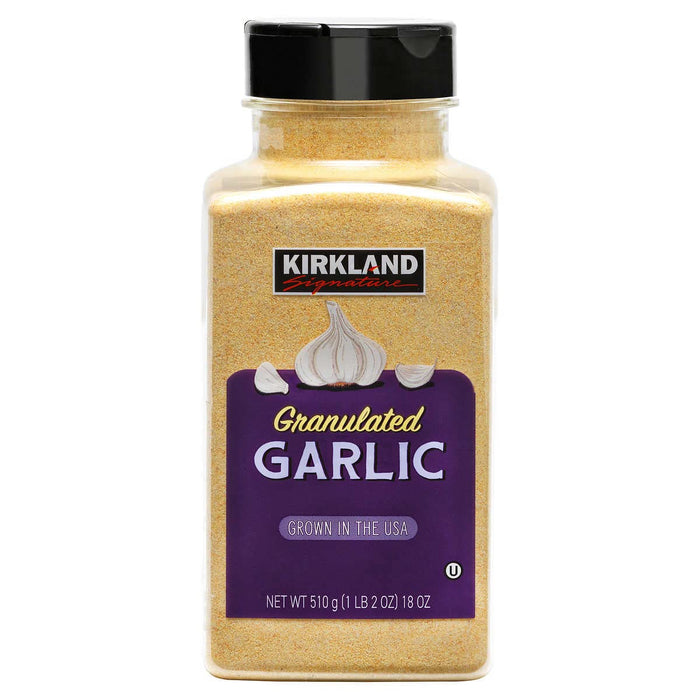 Kirkland Signature Granulated Garlic Grown in USA 18 oz (510g) Pack of 1