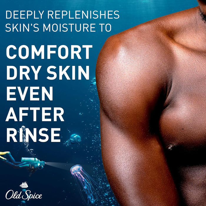 Body Wash Gentleman’S Super Hydration for Men, 24/7 Renewing Moisture, Gentle on Skin with Skin Conditioners, Deep Sea with Ocean Waves + Kelp Scent, 20 Oz