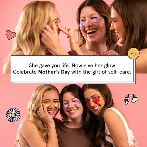 Retinol under Eye Patches for Puffy Eyes & Dark Circles - Restoring Gel under Eye Masks with Hyaluronic Acid - Christmas Gifts for Teens, Birthday Gifts for Women (Purple, 24 Pairs)