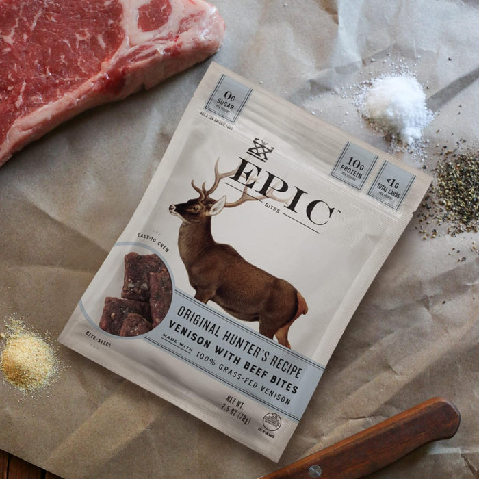 Epic - Bites - Venison - Case Of 8 - 2.5 Oz