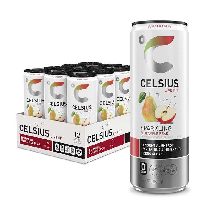Celsius Inc. - Drink Sparkling Apple Pear - Case Of 12 - 12 Fz