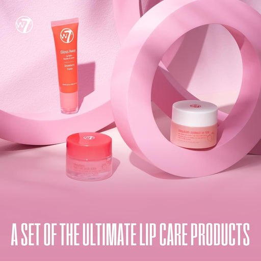 Sweet Dreams Lip Care Gift Set - Overnight Mask, Balm & Scrub - Strawberry