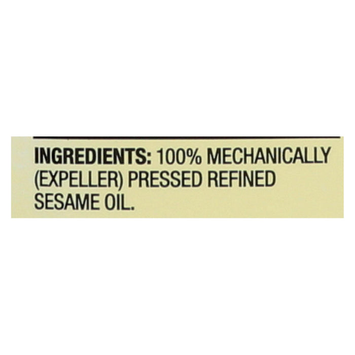 Spectrum Naturals Refined Sesame Oil - Case Of 12 - 16 Fl Oz.