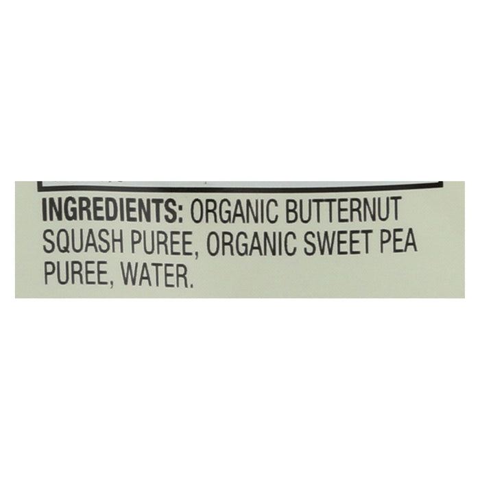 Earth's Best Organic Squash And Sweet Peas Baby Food Puree - Stage 2 - Case Of 12 - 3.5 Oz.