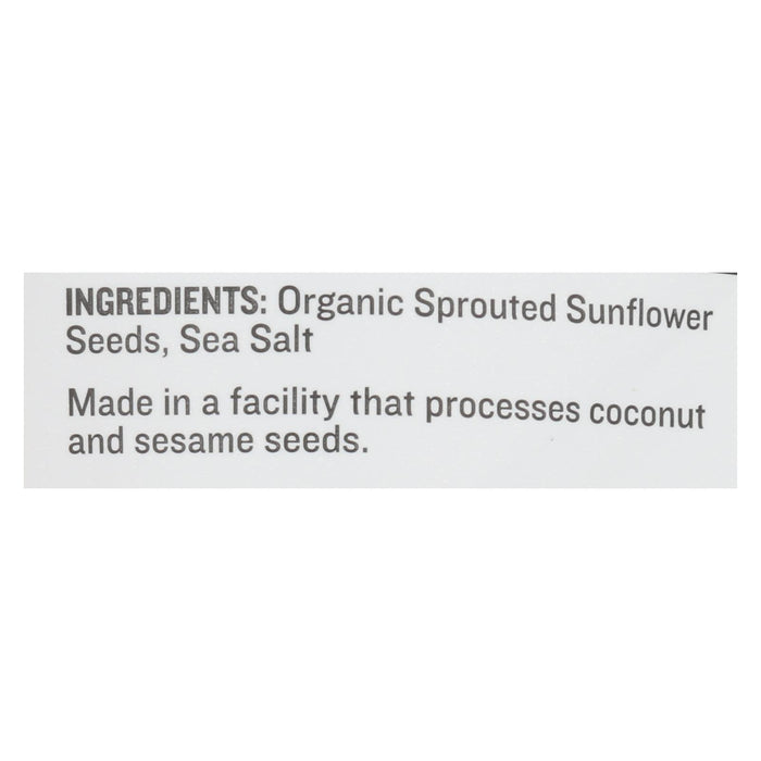 Go Raw - Snack Seed Snflwr Sprtd - Case Of 10 - 4 Oz