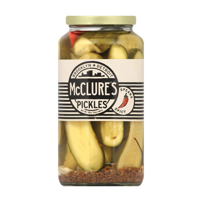 Mcclure's Pickles Spicy Spears - Case Of 6 - 32 Oz.