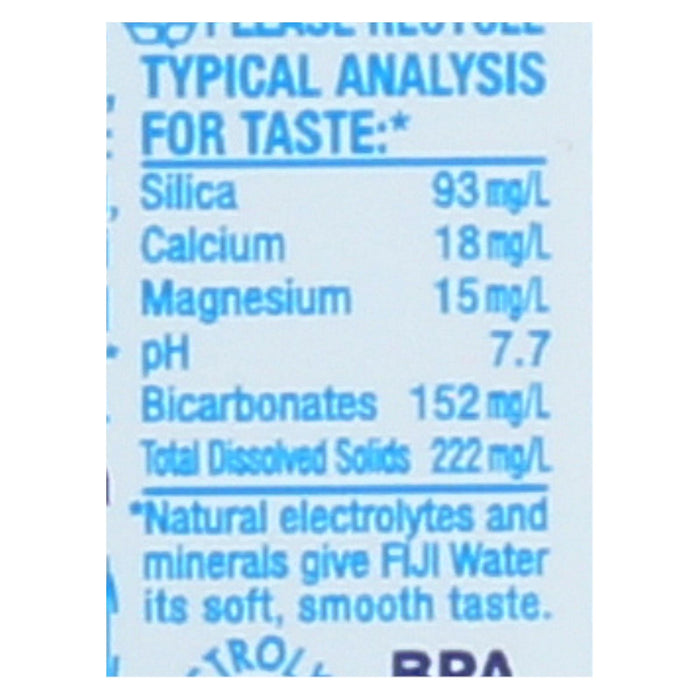 Fiji Natural Artesian Water Natural Water - Case Of 24 - 16.9 Fl Oz.