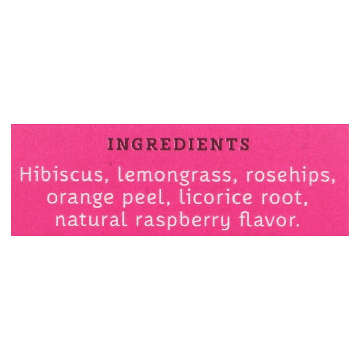 Stash Tea Hibiscus Herbal?tea - Wild Raspberry - Case Of 6 - 20 Bags