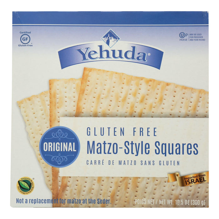 Yehuda Matzo Gluten Free Crackers - Case Of 12 - 10.5 Oz.