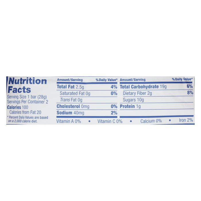 Nature's Bakery Stone Ground Whole Wheat Fig Bar - Blueberry - Case Of 12 - 2 Oz.