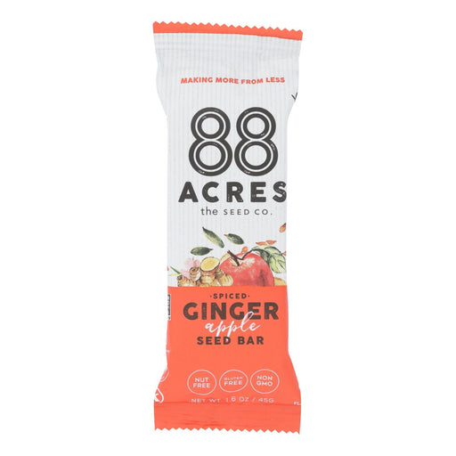 88 Acres - Bars - Apple And Ginger - Case Of 9 - 1.6 Oz. Biskets Pantry 
