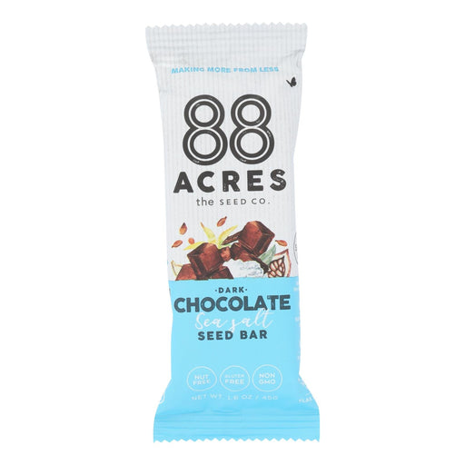 88 Acres - Bars - Chocolate And Sea Salt - Case Of 9 - 1.6 Oz. Biskets Pantry 