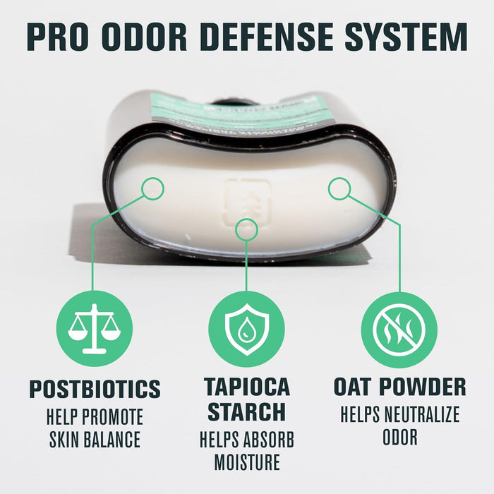 Men'S Pro Deodorant - 48-Hour Odor Defense Blend - Aluminum Free - Contains Postbiotics, Tapioca Stach & Oat Powder - Coastal Surf Scent - 2.6 Oz - 1 Pack