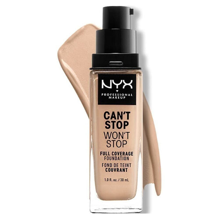 NYX Can't Stop Won't Stop Foundation - Vanilla 1oz Full Coverage Matte