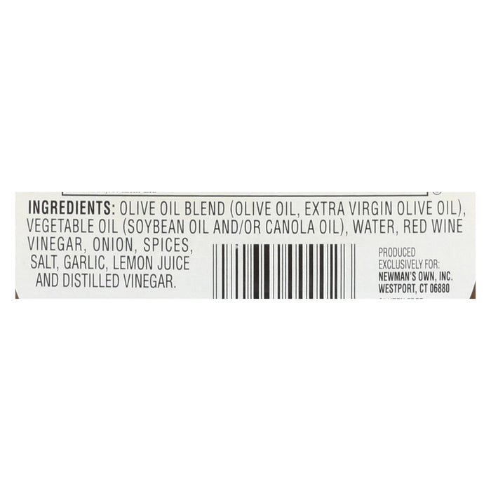 Newman's Own Red Wine Dressing - Vinegar And Olive Oil - Case Of 6 - 16 Fl Oz.