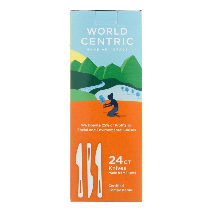 World Centric Individual Knife - Case Of 12 - 24 Count