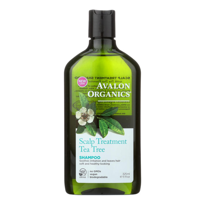 Avalon Organics Scalp Treatment Tea Tree Shampoo - 11 Fl Oz