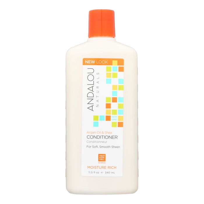 Andalou Naturals Moisture Rich Conditioner Argan And Sweet Orange - 11.5 Fl Oz