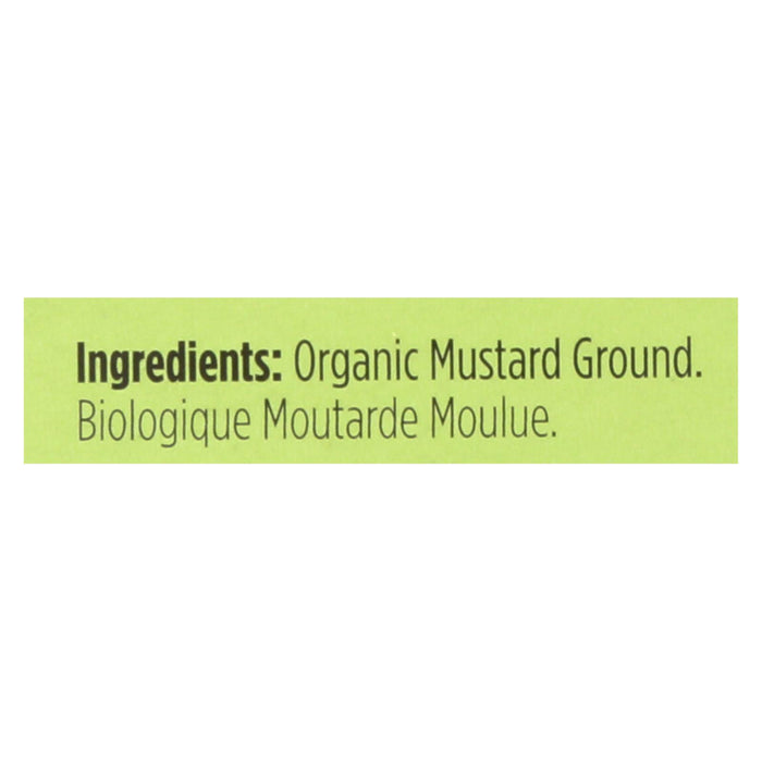 Spicely Organics - Organic Mustard - Ground - Case Of 6 - 0.4 Oz.