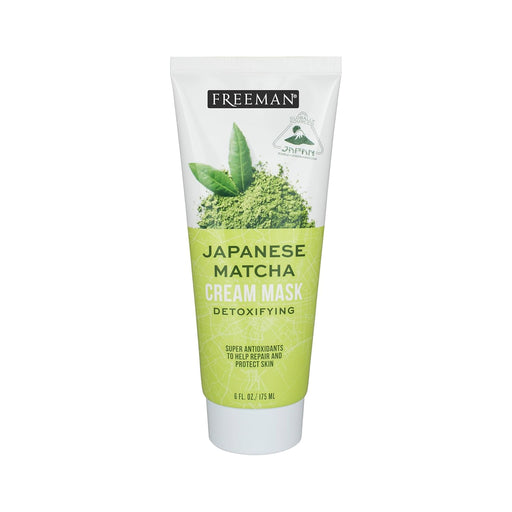 Exotic Blends Detoxifying Japanese Matcha Cream Facial Mask, 6 Fl.Oz./ 175 Ml Tube