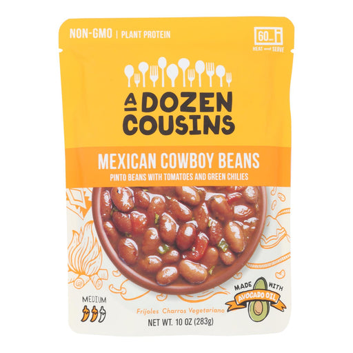 A Dozen Cousins - Ready To Eat Beans - Mexican Pinto - Case Of 6 - 10 Oz. Biskets Pantry 