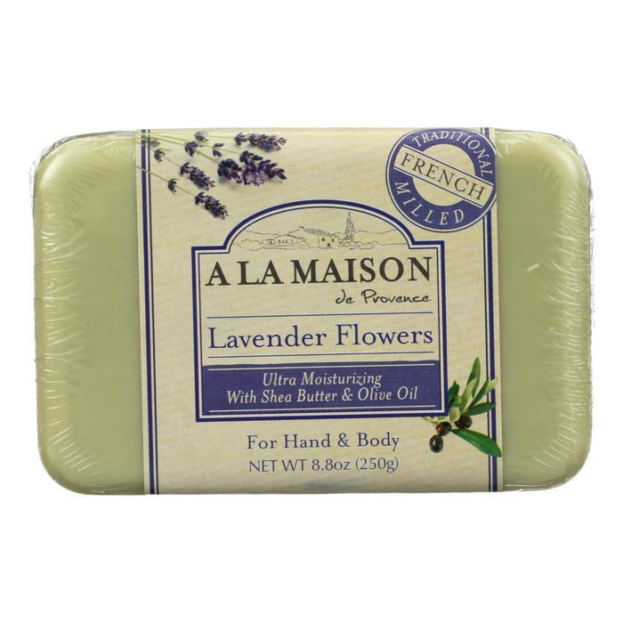 A La Maison - Bar Soap - Lavender Flowers - 8.8 Oz Biskets Pantry 