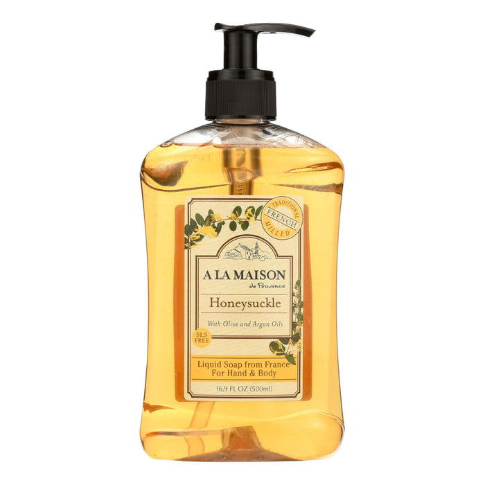 A La Maison - French Liquid Soap - Honeysuckle - 16.9 Oz Biskets Pantry 