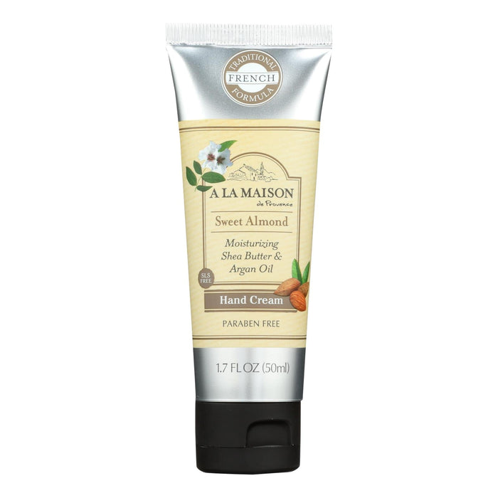 A La Maison - Hand Cream - Sweet Almond - 1.7 Fl Oz. Biskets Pantry 