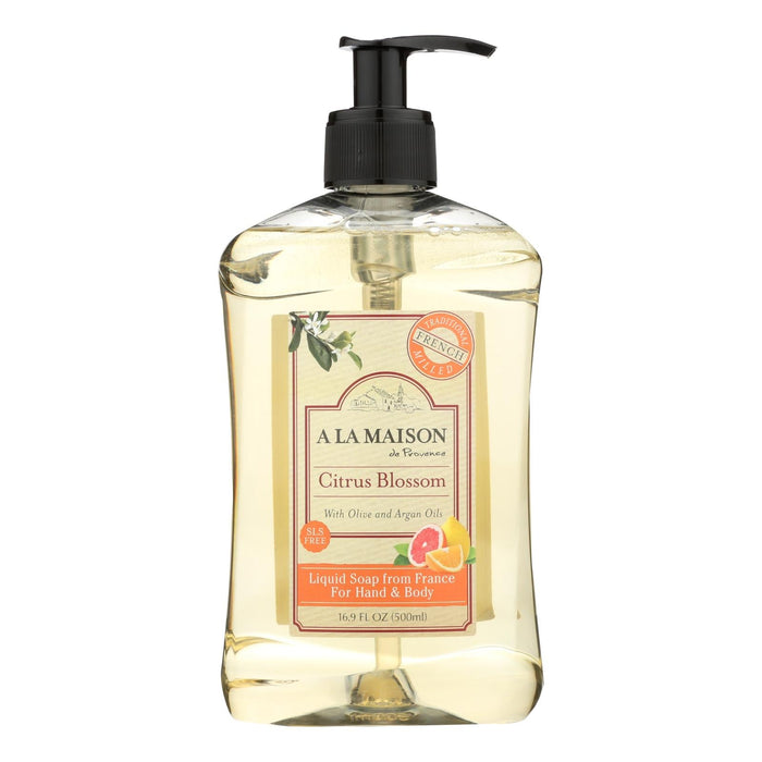 A La Maison - Liquid Hand Soap - Citrus Blossom - 16.9 Fl Oz. Biskets Pantry 
