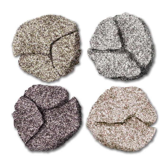 Pixi Beauty Glitter-y Eye Quad - GoldLava | Four Pressed Glitter Eyeshadow Shades | Castor Oil & Vitamin E Infused Eye Makeup