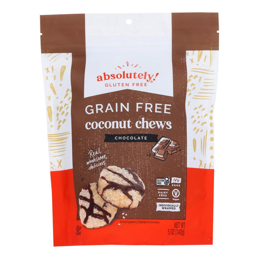 Absolutely Gluten Free Chews - Coconut - Cocoa Nibs - Gluten Free - Case Of 12 - 5 Oz Biskets Pantry 
