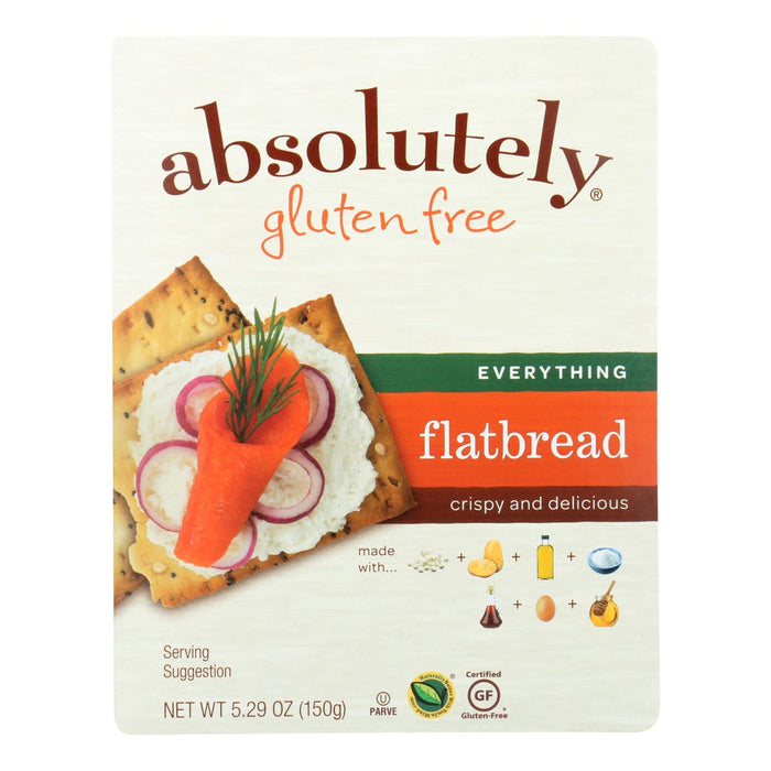 Absolutely Gluten Free - Flatbread - Original - Case Of 12 - 5.29 Oz. Biskets Pantry 