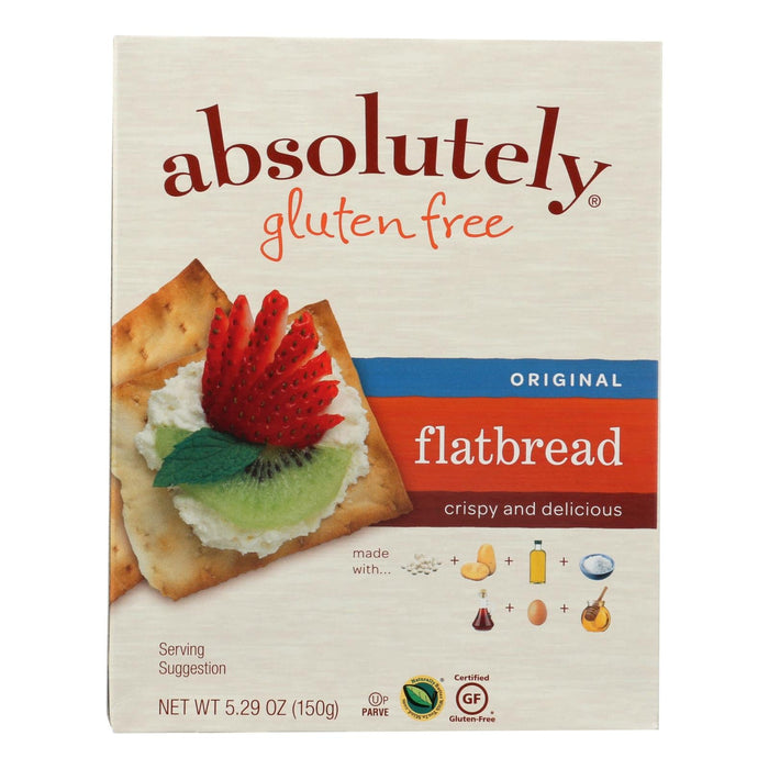 Absolutely Gluten Free - Flatbread - Original - Case Of 12 - 5.29 Oz. Biskets Pantry 