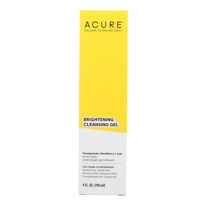 Acure - Facial Cleansing Gel - Superfruit And Chlorella - 4 Fl Oz. Biskets Pantry 