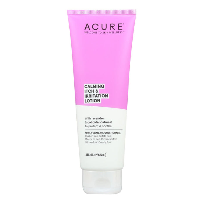 Acure - Lotion - Calming Itch And Irritation Lotion - Lavendar And Oatmeal - 8 Fl Oz. Biskets Pantry 