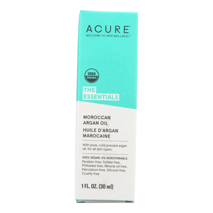 Acure - Oil - Argan - 1 Fl Oz Biskets Pantry 